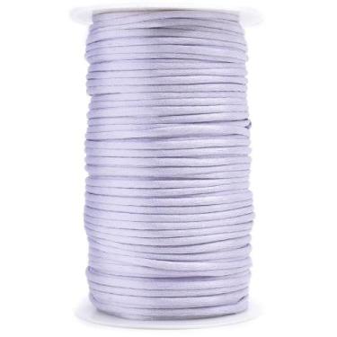 Imagem de Cordão de Cetim Rabo de Rato 4mm 100 Metros - artePunto, LILÁS CLARO