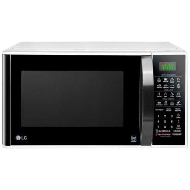 Imagem de Microondas LG 30L EasyClean Limpa Fácil Branco MS3091BC, Branco e Pret