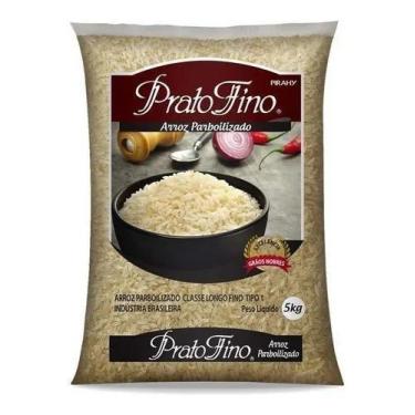 Imagem de Arroz Parboilizado Tipo 1 Prato Fino Pacote 5kg
