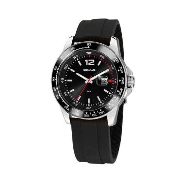 Imagem de RELOGIO MASCULINO PRATA/PRETO SECULUS 44002G0SVNU1-Masculino