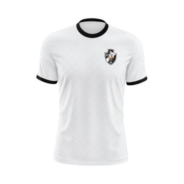 Imagem de Camisa Vasco da Gama Oficial Branca 2025 Plus Size Camiseta Original CRVG-Masculino