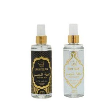 Imagem de Kit 2 body splash Femininos e masculinos arabe soul cosméticos 200 ML,