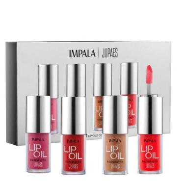 Imagem de Kit Impala Ju Paes Virando O Jogo Lip Oil Com 4