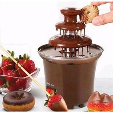 Imagem de Maquina Chocolate Fondue Eletrica Fondi Cascata 110v Mini - QG DOS PRO