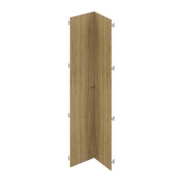 Imagem de Conjunto de Portas para Guarda Roupa Módulo Canto Reto 179,5cm Frame C