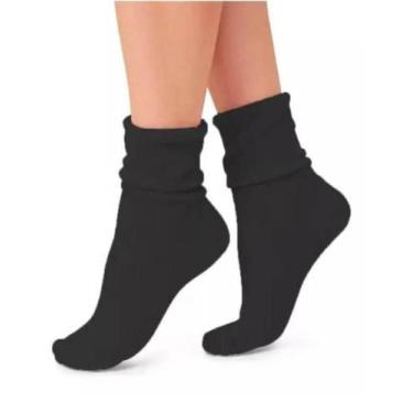 Imagem de Meia Atoalhada Lipo 05280-001 Com Aroma - Lupo, Preto, ÚNICO