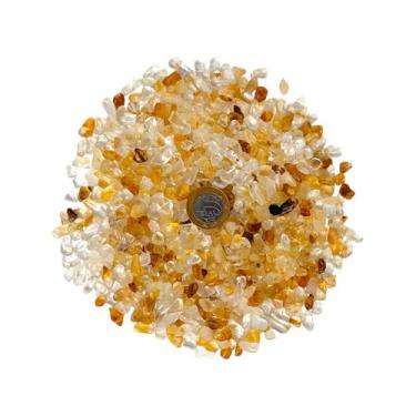Imagem de Cascalho De Pedra Quartzo Hematóide - 500g - Equilíbrio Pedras Naturai
