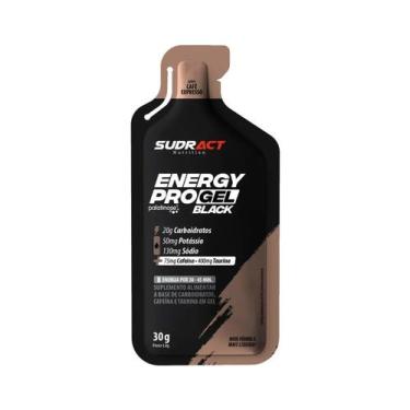 Imagem de Energy Pro Gel Black - 1 sachê de 30g Café Expresso - Sudract Nutritio