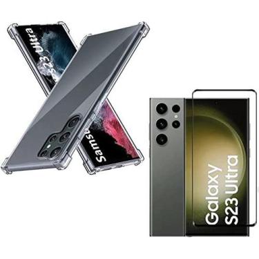 Imagem de Película Gel Hidrogel Hd Anti Impacto Frontal P/ Samsung S23 Ultra + C