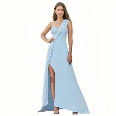 Imagem de Vestido longo azul serenity  - Ever pretty , Azul serenity, M