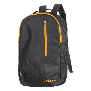 Imagem de Mochila Esportiva Masculina Poker Clip, Preto, Laranja