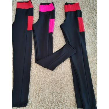 Imagem de Calça Fitness - Edycar , Vermelho, M