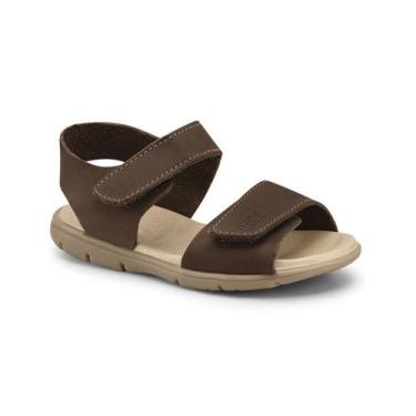 Imagem de Sandália Infantil BIBI Sandals Mini Basic Couro Masculino, Expresso, 3
