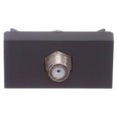 Imagem de Módulo Tomada para Antena de TV para Cabo Coaxial Grafite Orion - S705