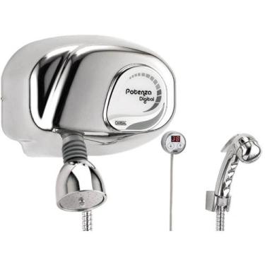 Imagem de Ducha Potenza Digital com Pressurizador Cromada - AQ106 - CARDAL