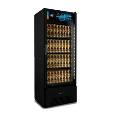 Imagem de Cervejeira Expositor Vertical Metalfrio VN50AH Optima All Black 497L Porta de Vidro Preto 220V