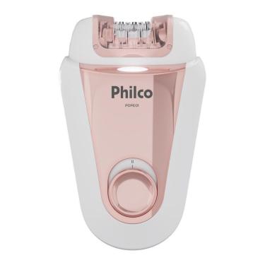 Imagem de Depilador Elétrico PDPE01 Corpo e Rosto 4 Acessórios Resistente à Água Philco Bivolt