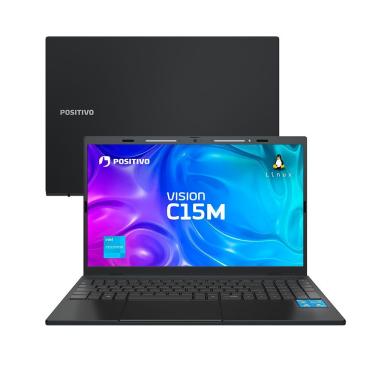 Imagem de Notebook Positivo Vision C15M Intel Celeron N4500 8GB 128GB eMMC 15.6 Pol FHD IPS Minitela Linux Cinza