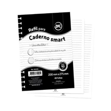 Imagem de Refil Caderno Smart Universitário com 48 Fls DAC - Branco