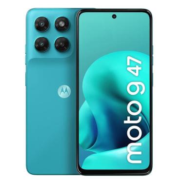 Imagem de Smartphone Motorola Moto G47 5G 256GB - Azul Turquesa, 12GB (4GB RAM + 8GB RAM Boost), Câmera 50 MP e Tela 6,7"