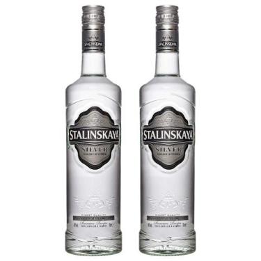 Imagem de KIT 2 Vodka Stalinskaya Silver -1L
