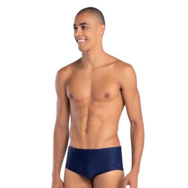 Imagem de Sunga Masculina Lisa MASH, G, Azul escuro