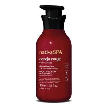 Imagem de O Boticário Nativa Spa Loção Aveludada Cereja Rouge 400ml