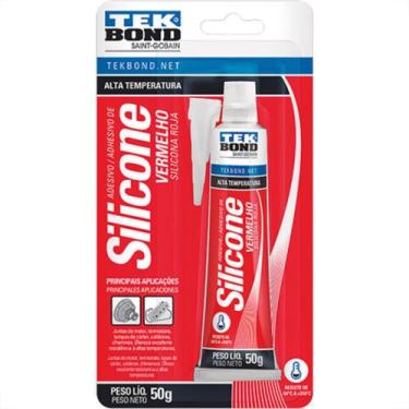 Imagem de Cola Silicone 50G Tekbond Alta Temperatura Vrm