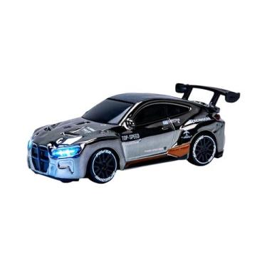 Imagem de Mini Carro RC 1/64 De Alta Velocidade Para Drift 2.4G 4WD Com Controle