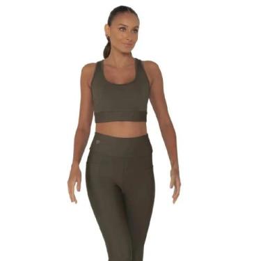 Imagem de Top Amei Sport Basic Nadador - Verde Escuro, Verde escuro, G