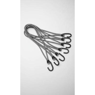 Imagem de Elástico Extensor com Gancho Revestido Cinza 30cm (10 Unidad - Congrat