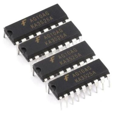 Imagem de 4 CI KA3525A SG3525 Controlador PWM Fonte DIP-16 16 Pinos - Fairchild