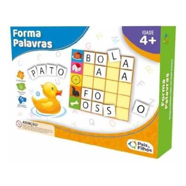 Imagem de Brinquedo Jogo Educativo Forma Palavras Infantil 4 Anos - Congratulati