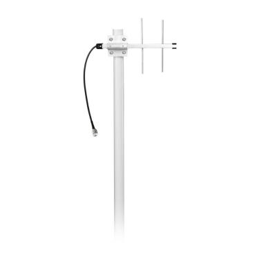 Imagem de Antena Externa para Celular Aquário CF-4000 Quadriband 800 900 1800 e 1900 Mhz 12 Dbi Preto