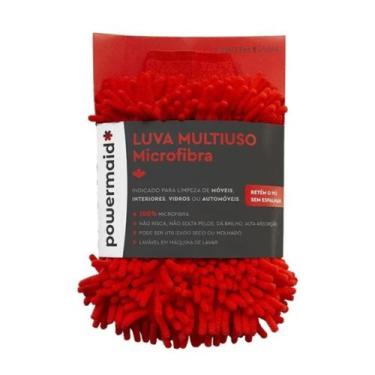 Imagem de Luva Microfibra Multiuso Limpeza Carro Vidro Powermaid