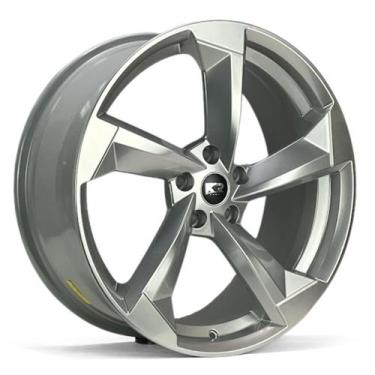 Imagem de 4 RODAS KR F5 RS3 / ARO 18X7 (4X100) ET40 cor:Prata - Krmai, Prata