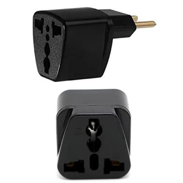 Imagem de Adaptador Tomada Universal Padrão Europeu Uk Para Brasil 10a Até 250v - Qualidade Premium - CompleteStore®