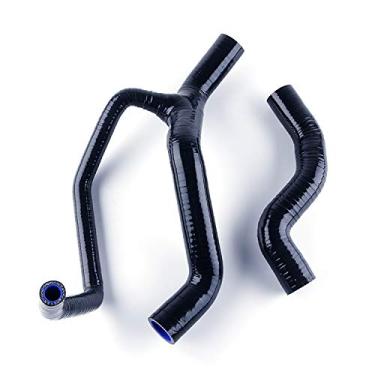 Imagem de LUXERAD Kit de mangueira de arrefecimento de silicone de desempenho de 3 camadas 4,5 mm para FIAT PUNTO GT 1.4 GT TURBO 1993-1999 (preto)