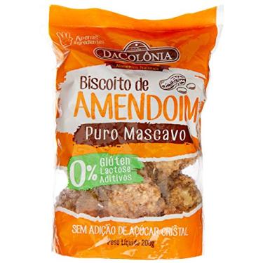 Imagem de DaColônia Bisc. De Amendoim Com Açúcar Mascavo - Sem Lactose/Gluten