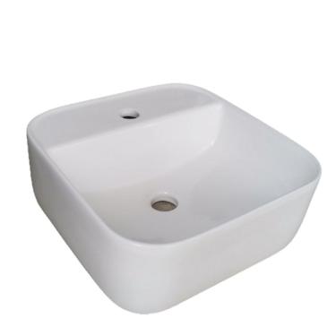 Imagem de Cuba Sobrepor De Cerâmica Para Banheiro/Lavabo 38X38X14 Cm