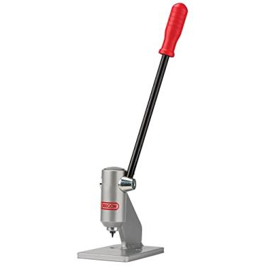 Imagem de Oregon Disjuntor de corrente de motosserra, design de modelo de banco, para qualquer 1/4, 3/8 perfil baixo, .325, 3/8, .404 rebite de corrente de serra de passo 24548B, preto