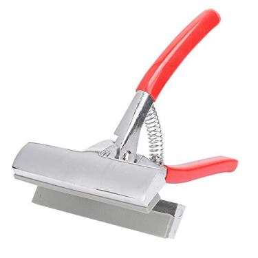 Imagem de Alicates de lona extra largos, ajudante de alongamento de lona com alça acolchoada vermelha, alicate, ferramenta de arte, barras de extensão, ferramenta de emoldurar para alongar a braçadeira arte pintura a óleo