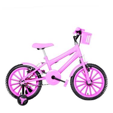 Imagem de Bicicleta Infantil Feminina Aro 16 Nylon - Flexbikes