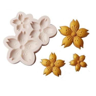 Imagem de Molde De Silicone Flores, Florzinha Para Decorar