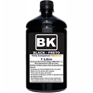 Imagem de AUTHENTIC INK Tinta Preta Premium 1 Litro Para Impressoras Epson Ecotank L3210, L3250, L3110, L3150, L5190, L3160, L3110 - Monocromático - Tinta para Impressora a Jato de Tinta