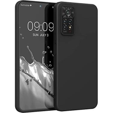 Imagem de Capa Capinha Tpu Ultra Fina Para Xiaomi Redmi Note 11 Pro 5G Case Flex�vel Transparente ou Preta (Preta)
