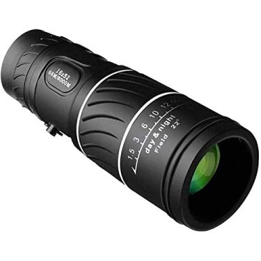 Imagem de Ocular de telescópio monocular à prova d'água 16x52 hd telescópio monocular com adaptador de telefone celular livre de nevoeiro baixo ideal para observação de pássaros arco acampamento ao ar