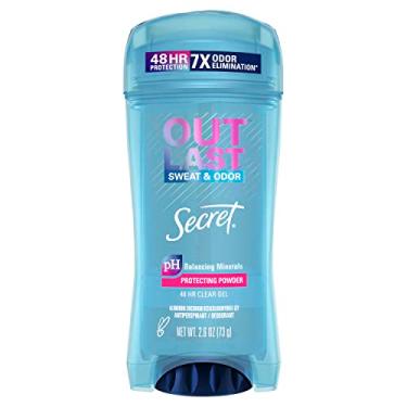 Imagem de Secret Outlast Antiperspirante e Desodorante Gel transparente, pó protetor 76,5 g