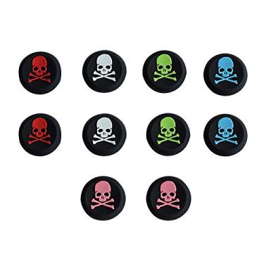 Imagem de BFU 5 pares de capas de silicone para controle analógico Joystick Thumb Stick para PS2, PS3, PS4, Xbox 360, reposição de bonés analógicos Xbox One