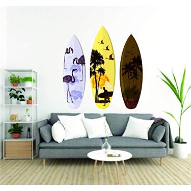 Imagem de Adesivo Decorativo Prancha De Surf Tamanho Total 90cm X 80cm